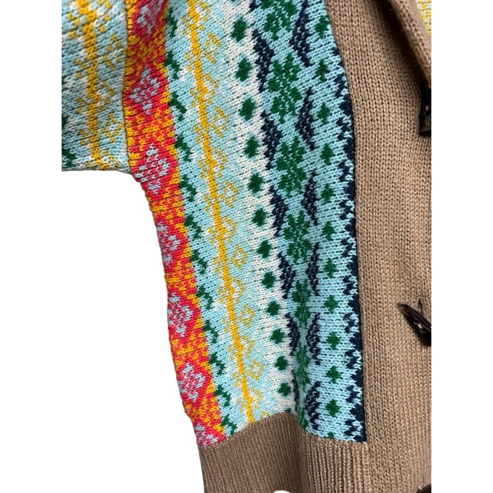 Anthropologie Carlotta Multicolored Shawl Cardigan Women's Size M/L - Picture 8 of 13